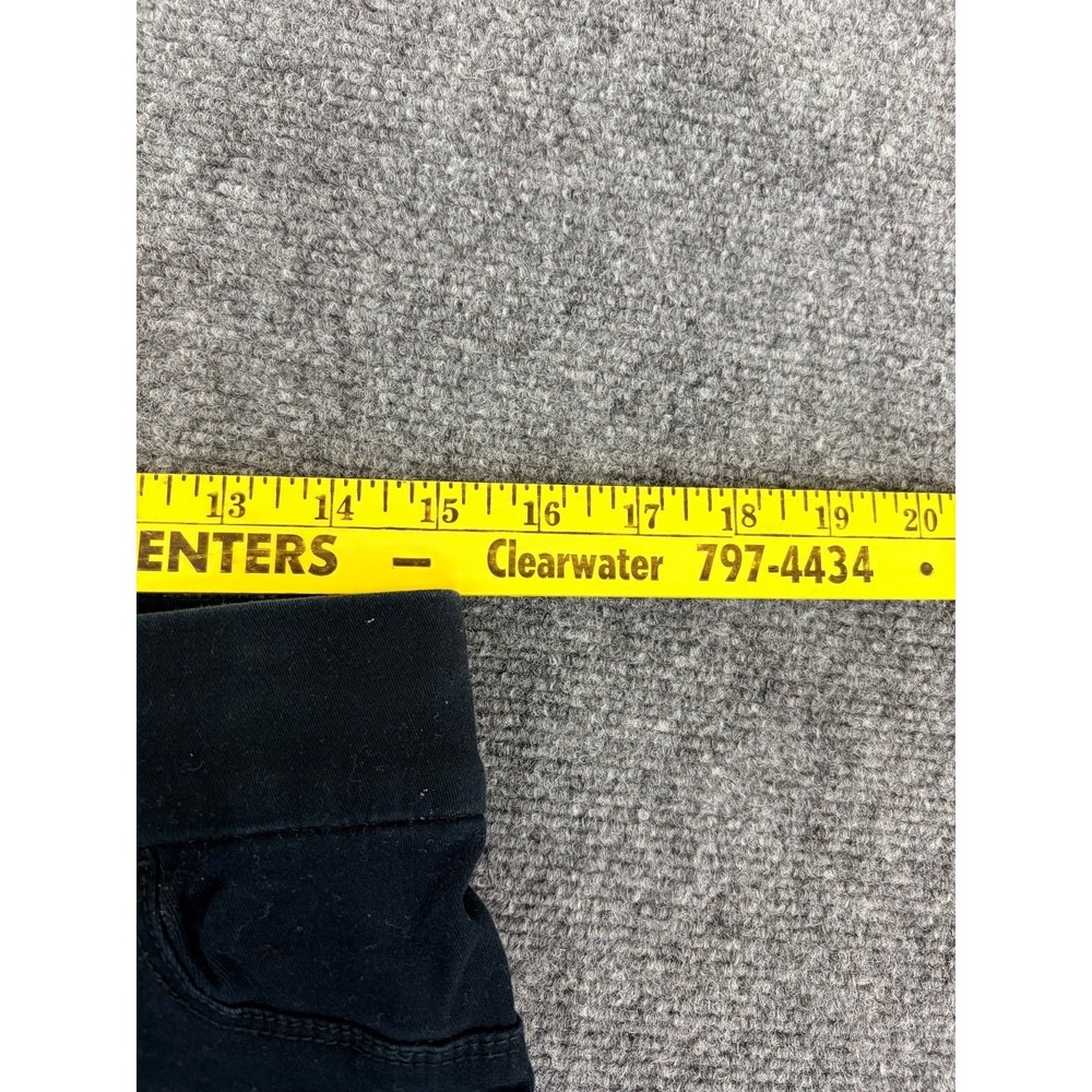 Nine West Pants Heidi Pull On Cropped Black Women's Size 10 - Picture 9 of 10